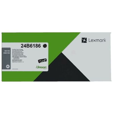 Original Lexmark 24B6186 024B6186 Toner schwarz