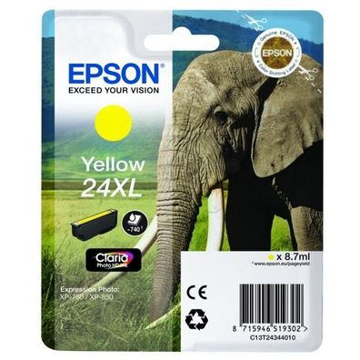 Original Epson 24XL T2434 C13T24344012 C13T24344022 Tinte gelb