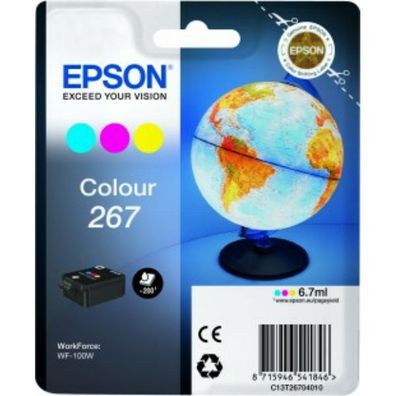 Original Epson 267 T2670 C13T26704010 C13T26704020 Tinte color