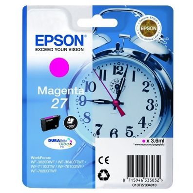 Original Epson 27 T2703 C13T27034012 C13T27034022 Tinte magenta