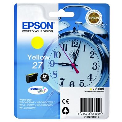 Original Epson 27 T2704 C13T27044012 C13T27044022 Tinte gelb
