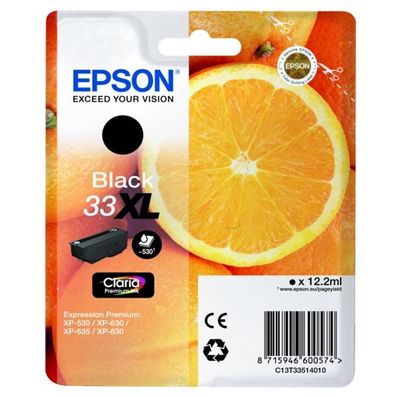 Original Epson 33XL T3351 C13T33514012 C13T33514022 Tinte schwarz