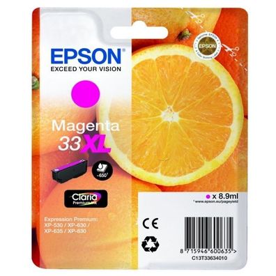Original Epson 33XL T3363 C13T33634012 C13T33634022 Tinte magenta