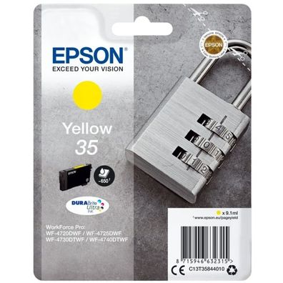 Original Epson 35 T3584 C13T35844010 Tinte gelb