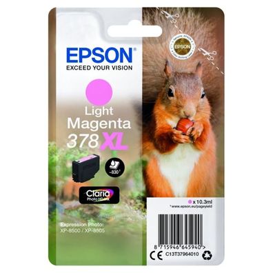 Original Epson 378XL T3796 C13T37964010 C13T37964020 Tinte photo magenta
