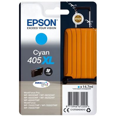 Original Epson 405 XL T05H2 C13T05H24010 C13T05H24020 Tinte cyan