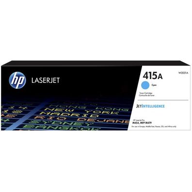 Original HP 415A W2031A Toner cyan