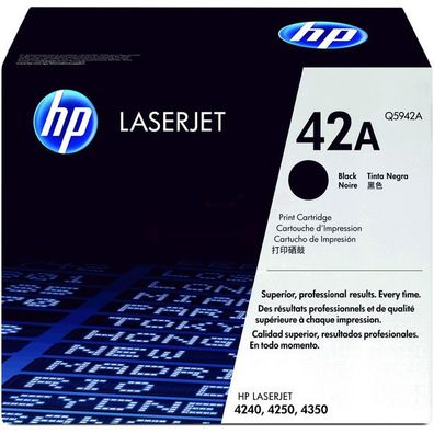 Original HP 42A Q5942A Toner schwarz