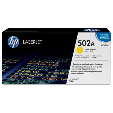 Original HP 502A Q6472A Toner gelb