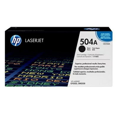 Original HP 504A CE250A Toner schwarz