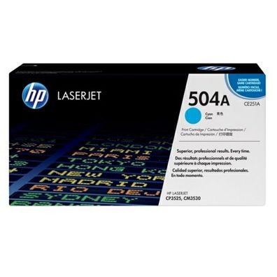 Original HP 504A CE251A Toner cyan
