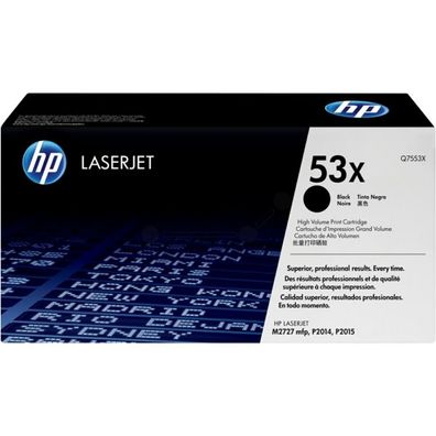 Original HP 53X Q7553X Toner schwarz