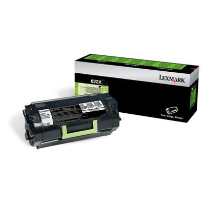 Original Lexmark 622X 62D2X0E Toner schwarz