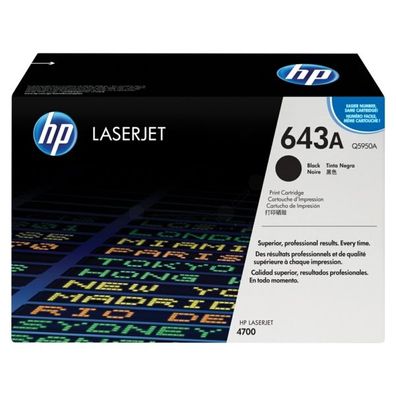 Original HP 643A Q5950A Toner schwarz
