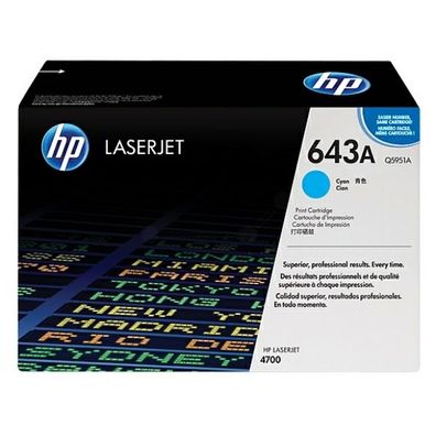 Original HP 643A Q5951A Toner cyan
