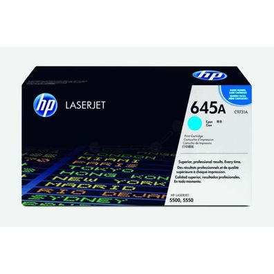 Original HP 645A C9731A Toner cyan
