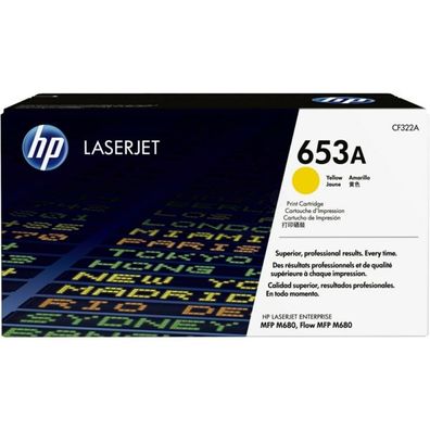Original HP 653A CF322A Toner gelb
