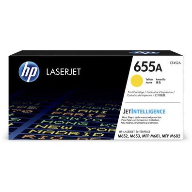 Original HP 655A CF452A Toner gelb
