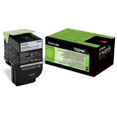 Original Lexmark 702HK 70C2HK0 Toner schwarz
