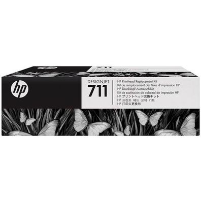 Original HP 711 C1Q10A Druckkopf schwarz cyan magenta gelb