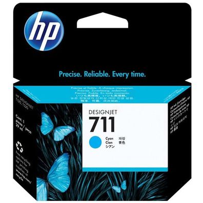 Original HP 711 CZ130A Tinte cyan