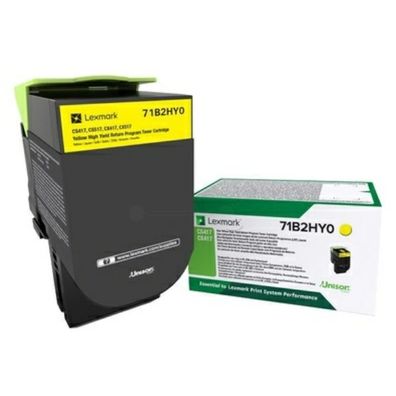 Original Lexmark 71B2HY0 071B2HY0 Toner gelb
