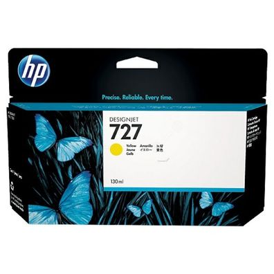 Original HP 727 F9J78A Tinte gelb