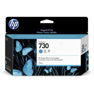 Original HP 730 P2V62A Tinte cyan