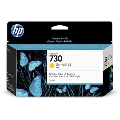 Original HP 730 P2V64A Tinte gelb