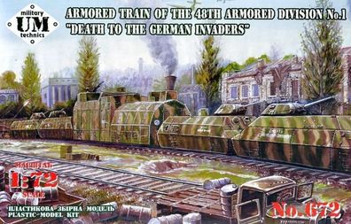 Unimodels 1:72 UMT672 Death to the German Invaders Armored train of the 48th armored