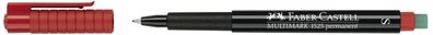 20x Faber-Castell 152321 CD-Marker Multimark - permanent, S, rot