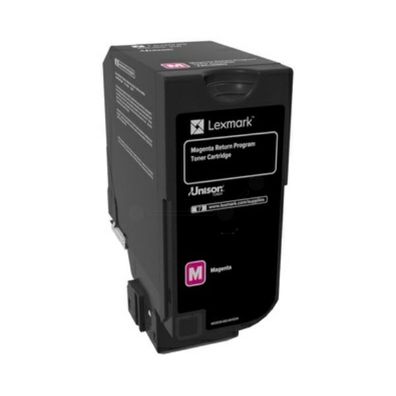 Original Lexmark 74C2HME 074C2HME Toner magenta