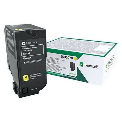Original Lexmark 75B20Y0 075B20Y0 Toner gelb