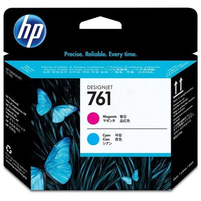 Original HP 761 CH646A Druckkopf cyan magenta