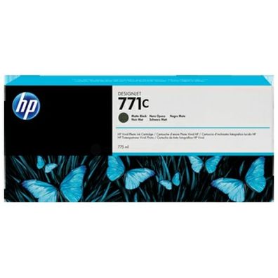 Original HP 771C B6Y07A Tinte matt schwarz