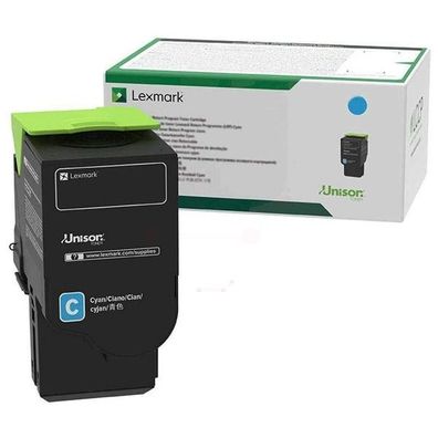 Original Lexmark 78C2XC0 078C2XC0 Toner cyan