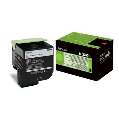 Original Lexmark 802XK 80C2XK0 Toner schwarz