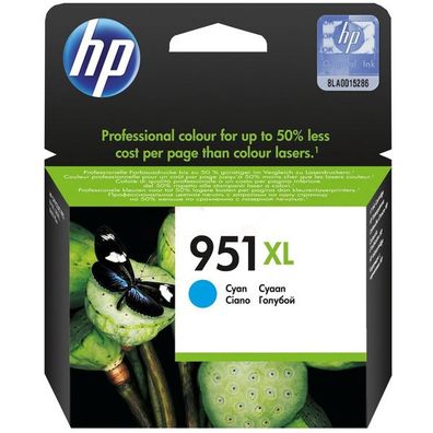 Original HP 951XL CN046AE Tinte cyan