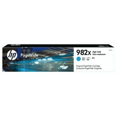 Original HP 982X T0B27A Tinte cyan