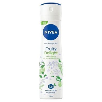 Nivea Fruity Delight Antitranspirant Spray, 150 ml - Lang anhaltender, frischer