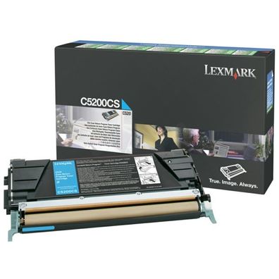 Original Lexmark C5200CS 0C5200CS Toner cyan