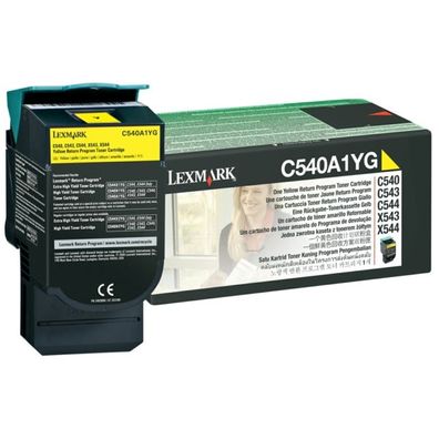 Original Lexmark C540A1YG 0C540A1YG Toner gelb