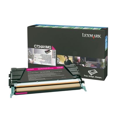 Original Lexmark C734A1MG 0C734A1MG Toner magenta