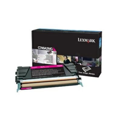 Original Lexmark C746A3MG 0C746A3MG Toner magenta