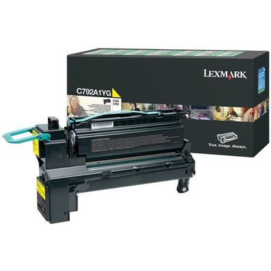 Original Lexmark C792A1YG 0C792A1YG Toner gelb