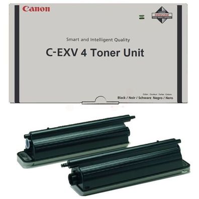 Original Canon C-EXV 4 6748A002 Toner Doppelpack schwarz 2 Stück