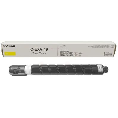 Original Canon C-EXV49 8527B002 Toner gelb