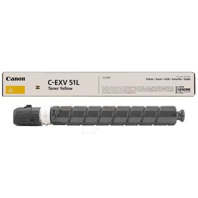 Original Canon C-EXV 51 L Y 0487C002 Toner gelb