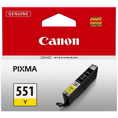 Original Canon CLI-551 Y 6511B001 Tinte gelb