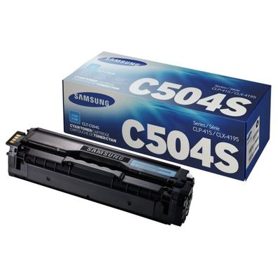 Original Samsung CLT-C504S SU025A Toner cyan
